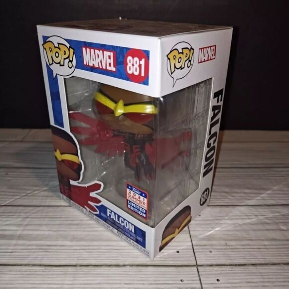 Funko Pop! Marvel FALCON #881 2021 Summer Convention Limited Edition - Picture 2 of 9
